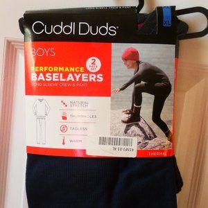 New in Package Cuddl Duds Boys Baselayers XL